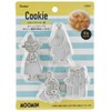 Skater Stamp Cookie Cutter Bread Mold Moomin 4-Piece Set CSM1-A