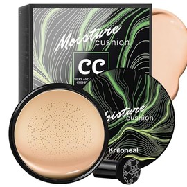 CC Cream Foundation - Cojín de aire para cabeza de hongo, maquillaje facial, corrector hidratante impermeable, control de aceite, maquillaje desnudo d