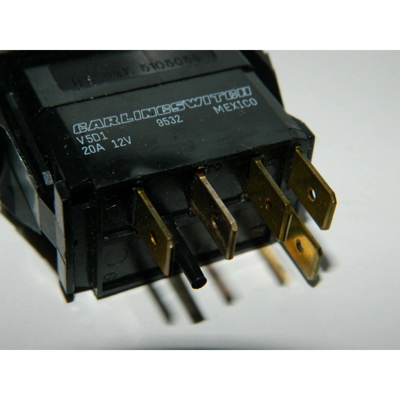 Carling Technologies NEW CARLING V5D1 MOMENTARY 12V 20 AMP ILLUMINATED