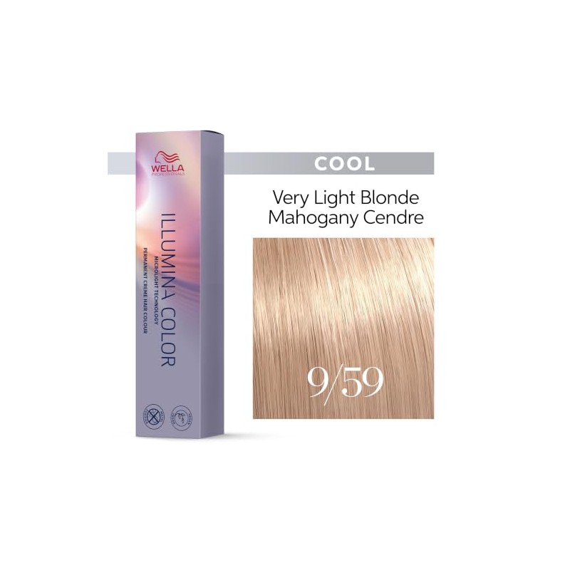 Wella Professionals Illumina Color Tinte Permanente Rubio Cubre Canas