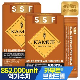순수식품 골드 카무트 효소 2박스(60포) 브랜드 밀 호라산밀 카뮤트 Pure Food Gold Kamut Enzyme 2 Boxes (60 Packs) Brand: Mill Horasan Wheat Kamut