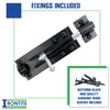 IRONTITE IRONTITE® 2 Pack Tower Bolt Black, Gate Bolts for