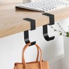 3PCS Black Purse Hook for Table - Heavy Duty Purse