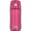 THERMOS FUNTAINER 16 Ounce Plastic Hydration Bottle with Spout, Raspberry