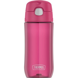 THERMOS FUNTAINER 16 Ounce Plastic Hydration Bottle with Spout, Raspberry