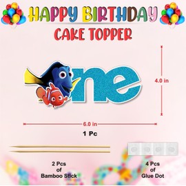 Seyal® Findng Nemo One - Decoración para tartas