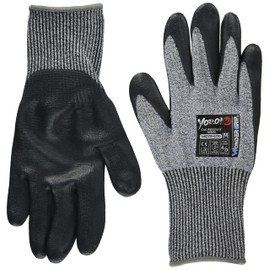 Uniworld WGYR5110 Cut Resistant YOROI461 Nitrile Rubber Coated Gloves, Navy Mock