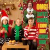 Funny Christmas Banner Happy Xmas Backdrop Sign Funny Winter Xmas