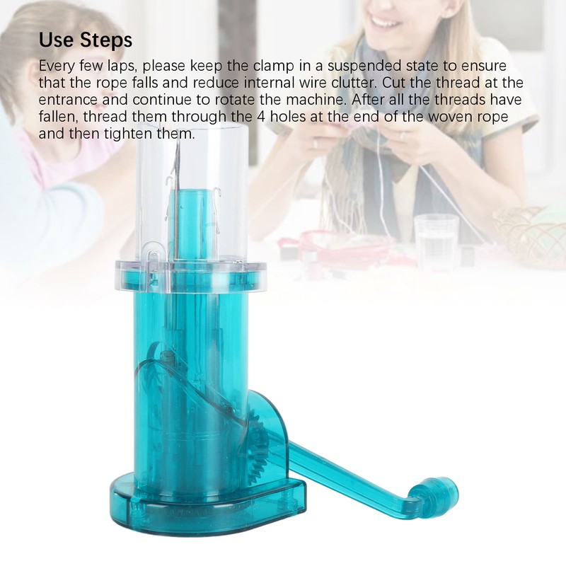 Hand Crank Rope Maker Multifunctional Wire Braiding Tool for Making
