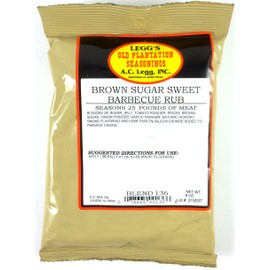 A.C. Legg - Brown Sugar Sweet Barbecue Rub - 8 Ounce