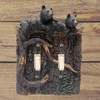 Wall Plate Cover in Black Bear Climbing on Tree Branch