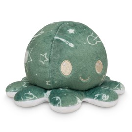 TeeTurtle - The Original Reversible Octopus Plushie - Chalkboard + Notebook - Cute Sensory Fidget Stuffed Animals That Show Your Mood - Perfect for Back to School!
