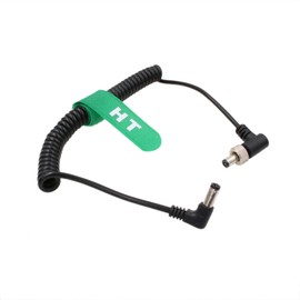 Right Angle DC 2.5mm to Locking DC 2.5mm Power Cable for Video Devices PIX-E, SmallHD, Atomos 7" Monitor