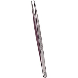 Allegro Diamond Tweezers, Stainless Steel Grooved, Medium Point, 6-1/2 Inches | TWZ-171.75