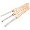 Shop Fox D3786 Lathe Ring Chisel Set, 3-Piece
