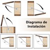 6 Piezas Soporte de Elevaci?n de Puntales de Gas Hidr?ulico