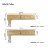 Leadigol Vernier Calipe Retro Sliding Gauge Double Scale Sliding Pocket