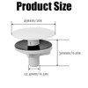 2 PCS Kitchen Sink Hole Covers 2 Inch Kitchen Sink