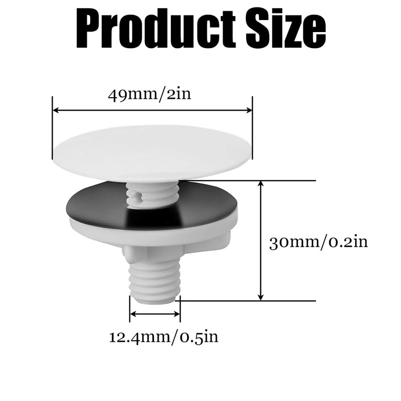 2 PCS Kitchen Sink Hole Covers 2 Inch Kitchen Sink