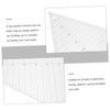Gadpiparty Multi Function Acrylic Triangle Sewing Ruler Quilting Template for