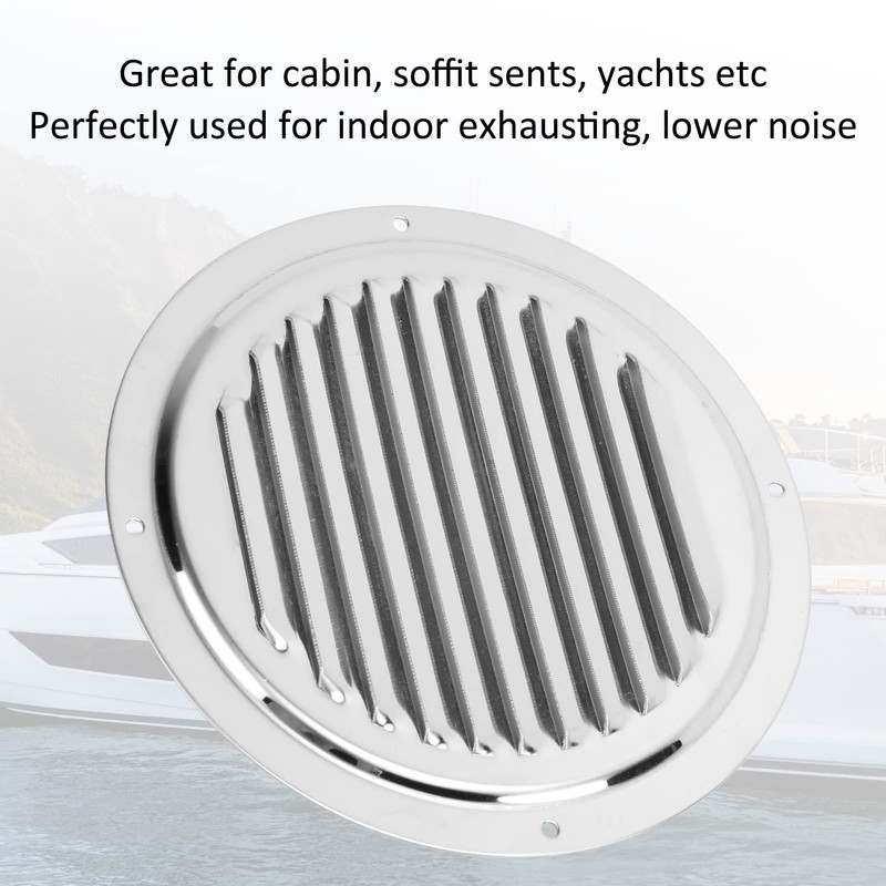 Aramox Marine Air Vent Louver Grille Ventilation Duct Cover 304