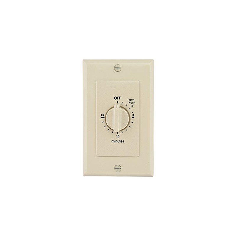 Reliance Controls WB015Y Spring-Wound in-Wall Timer, 15-Minute, Ivory