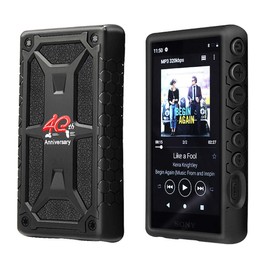 for Sony Walkman NW-A100 A105 A106 Case,Anti-Skid Anti-Knock Shockproof Armor Full Protective Skin Case Cover for Sony Walkman NW-A100 A105 A105HN A106 A106HN A100TPS (Black)