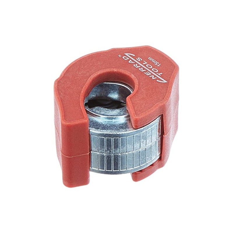 NERRAD Tools NT3015 Ratchet Action Copper Tube Cutter, Red/Silver, 15