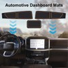 GVRGO Silicone Dash Dashboard Cover Mat 3PCS, Dash Cover Tray