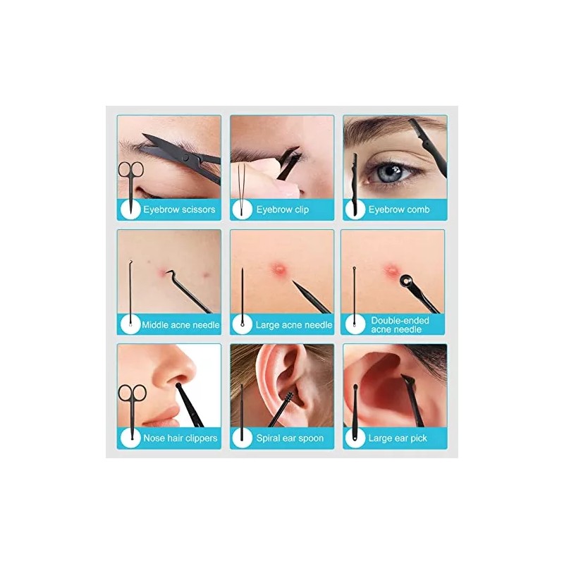 QLNE Cortauñas De Acero Inoxidable De Alta Precisión Con Lima