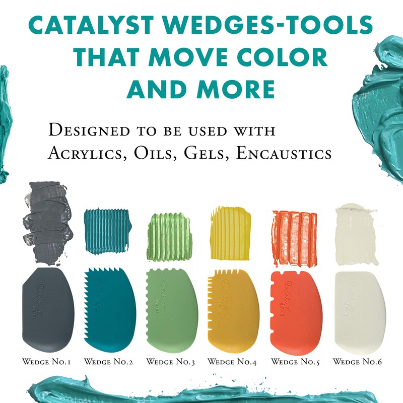Princeton Catalyst Tools, Art Supplies for Texturizing and Moving Paint,