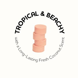 Jack59 Conditioner Bar for Normal, Weak or Treated Hair – Island Tropics – with Bamboo Extract | Vegan | pH Balanced | Gluten-Free | Cruelty Free | Sulphate Free | No Parabens | Colour Safe | 2 oz