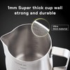 Milk Frothing Pitcher Steaming Pitchers Stainless Steel Milk/Coffee/Latte/Cappuccino Steam Pitchers