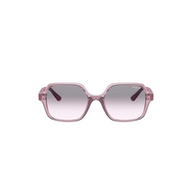 Vogue Eyewear Unisex Kids VJ2006 Square Sunglasses, Pink Opal/Violet Gradient Grey, 46 mm