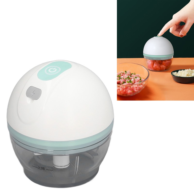 Garlic Chopper Electric 2 Blade 150ml Capacity Cordless Grinder Mincer