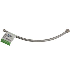 10 PIECES XFITTING 3/8" COMP x 1/2" FNPT 18" LONG FAUCET SUPPLY HOSE LINE, BRAIDED STAINLESS STEEL