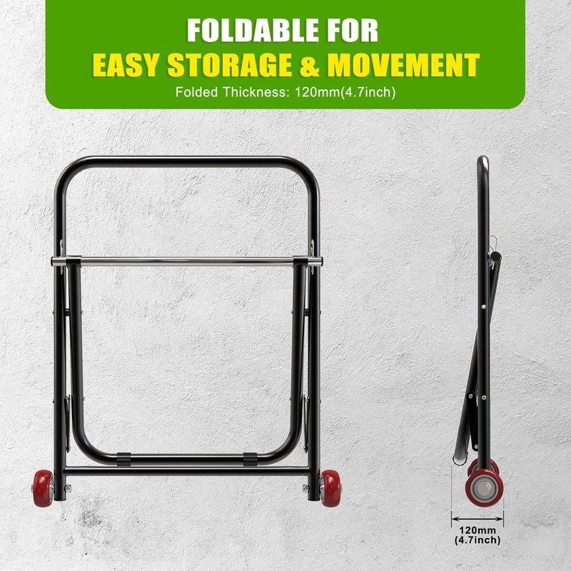 Insaga Cable Caddy for Spool with Wheels- Foldable Wire Spool