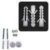 XingCRYao Bathroom Basin Sink Wall Mounting Kit, 2 Sets, Screws,