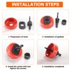 11 Piece Hole Saw Set, 19-64 mm Drill Hole Saw