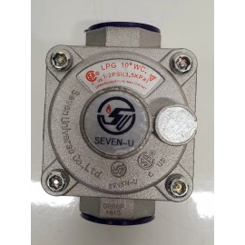 Seven Universe Gas Regulator Model GR60P #1815 LPG 1/2PSI 10 WC Grill