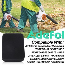 Adefol 502844401 Air Filter Tune Up Kit for Husqvarna 150BT 145BT 350BT BT150 560BTS 350BF 560BFS 560BT 150BF Red Max EBZ5100 EBZ5100Q EBZ5100RH EBZ5150 Leaf Blower