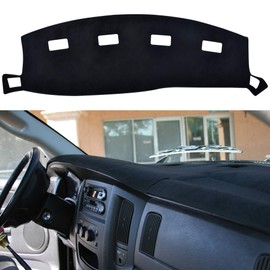 SPEEDWOW Dashboard Dash Board Cover Mat Carpet Compatible with Dodge Ram 1500 2002-2005, Compatible with Dodge Ram 2500/3500 2003-2005
