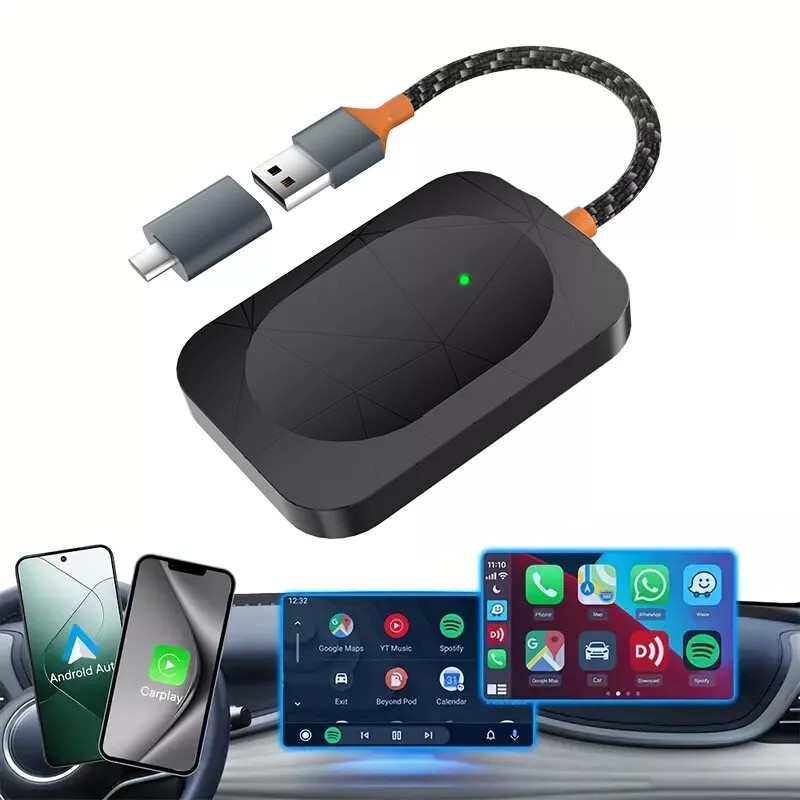 AUIMSOCO Mini Wireless CarPlay Adapter for Apple Plug And Play