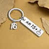 Waeceip 16th Birthday Keyring Happy Birthday Gifts for Girls Boys