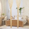 HYVAKUPPA 35.5" x 75" Bamboo and Wood Beaded Curtain for