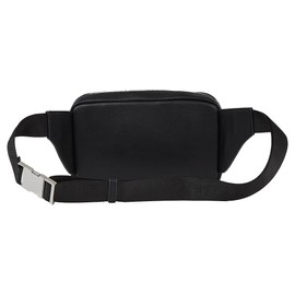 Karl Lagerfeld Jeans Men's Essential Grainy PU Bumbag, black