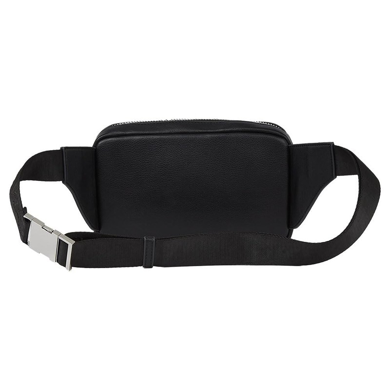 Karl Lagerfeld Jeans Men's Essential Grainy PU Bumbag, black