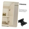 BUGUUYO 10pcs Plastic Furniture Brackets for Quick Fitting Cabinet Connections