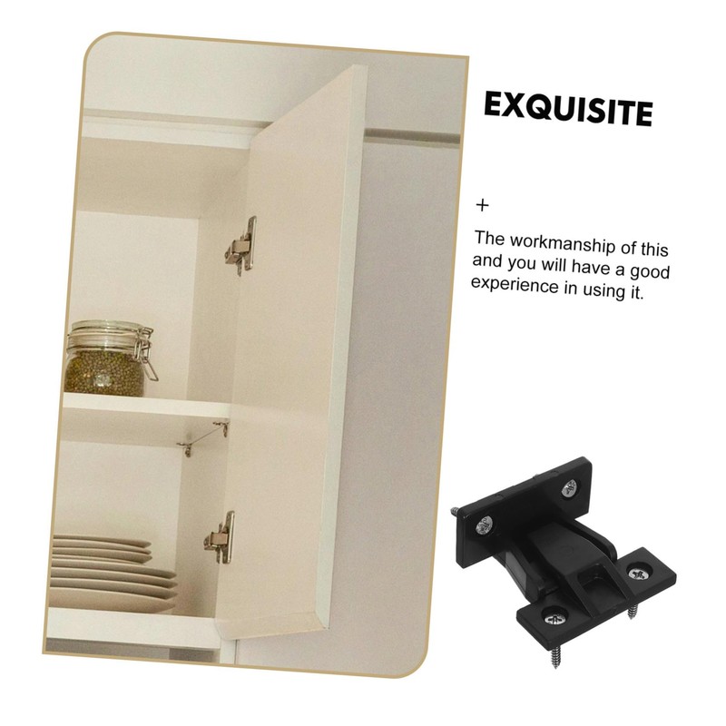 BUGUUYO 10pcs Plastic Furniture Brackets for Quick Fitting Cabinet Connections
