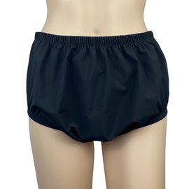 Leakproof Cloth Diaper Covers for Adult, Incontinence Protective Briefs Underwear, Reusable Plastic Pants Special Needs 2Pcs (WhiteBlack, S)